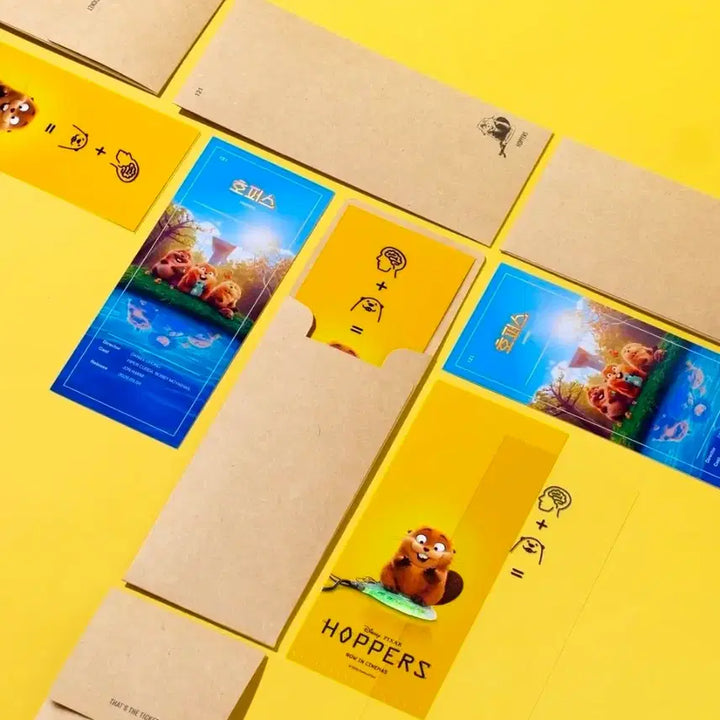 [BUNJANG] Hoppers Original Ticket + TTT + Art Card Bundle Set / 3종 1세트) 호퍼스 오리지널티켓+TTT+아트카드 특전 굿즈