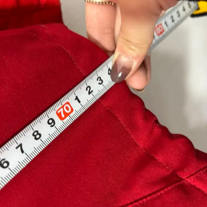 [SOLD OUT] 푸마 레드 컬러 바람막이 자켓 집업 100사이즈