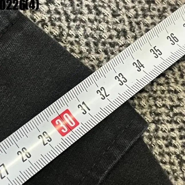 [BUNJANG] Baon Women's Black Wide Cargo Pants / 바온 여성 블랙 와이드 카고 면바지 0226(4)