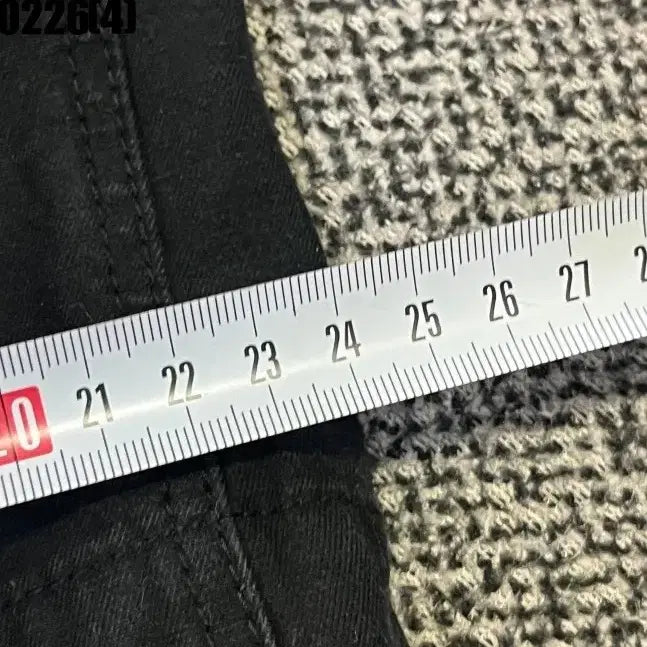 [BUNJANG] Baon Women's Black Wide Cargo Pants / 바온 여성 블랙 와이드 카고 면바지 0226(4)