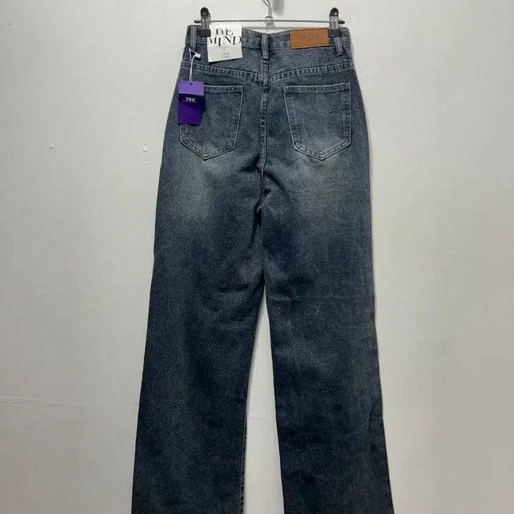 [BUNJANG] Black Wash Wide Denim Pants S / 흑청 워싱 와이드 데님 팬츠 S 세상품