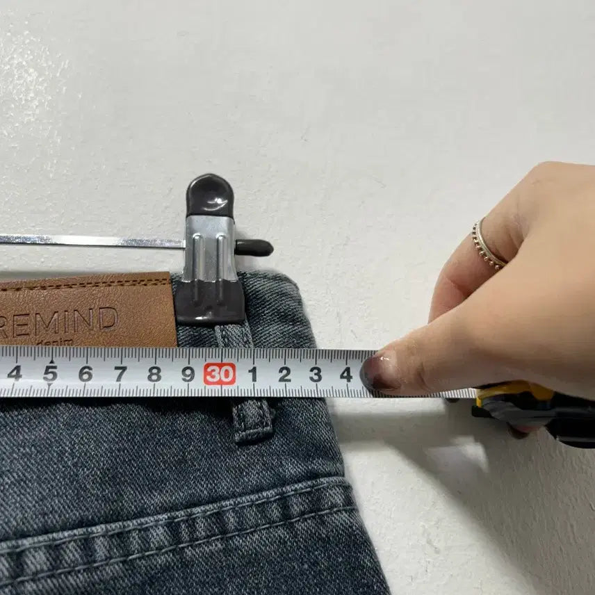 [BUNJANG] Black Wash Wide Denim Pants S / 흑청 워싱 와이드 데님 팬츠 S 세상품