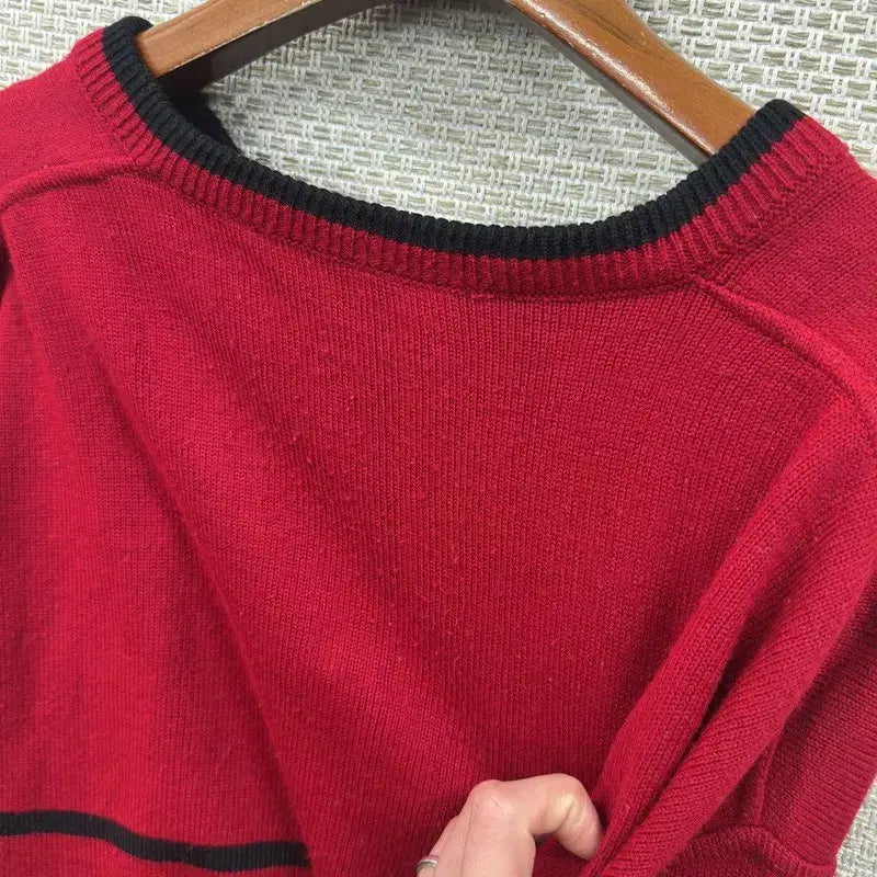 [SOLD OUT] 라코스테 올드스쿨 니트 XL M12822