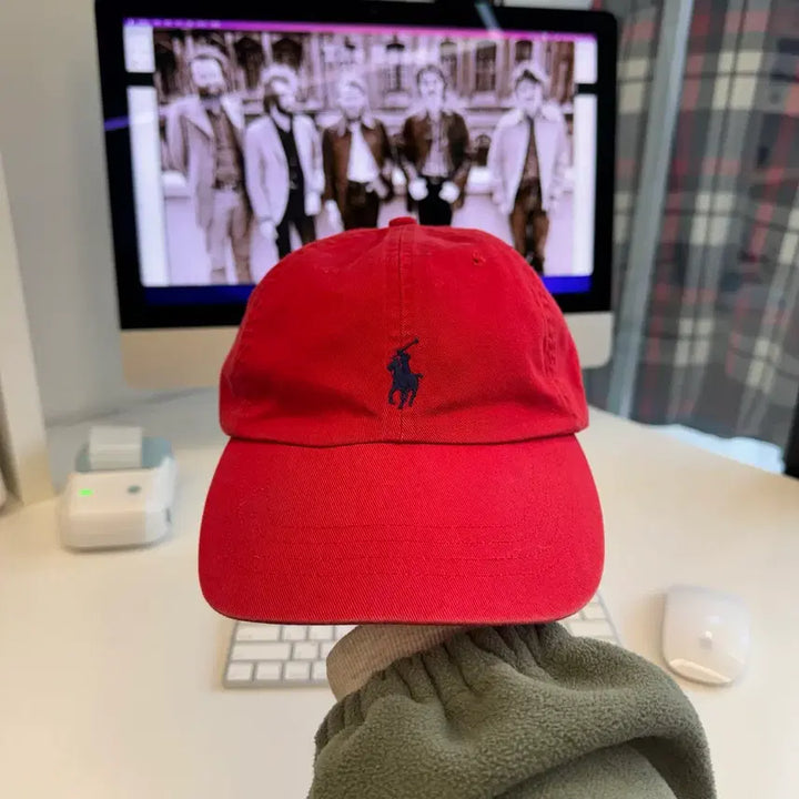 [BUNJANG] Ralph Lauren Polo Red Ball Cap / 랄프로렌 폴로 레드 볼캡