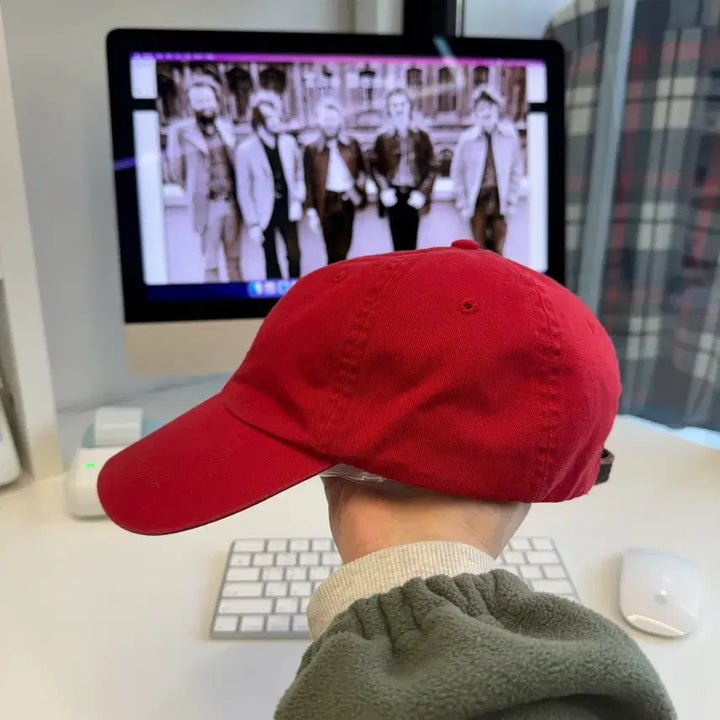 [BUNJANG] Ralph Lauren Polo Red Ball Cap / 랄프로렌 폴로 레드 볼캡