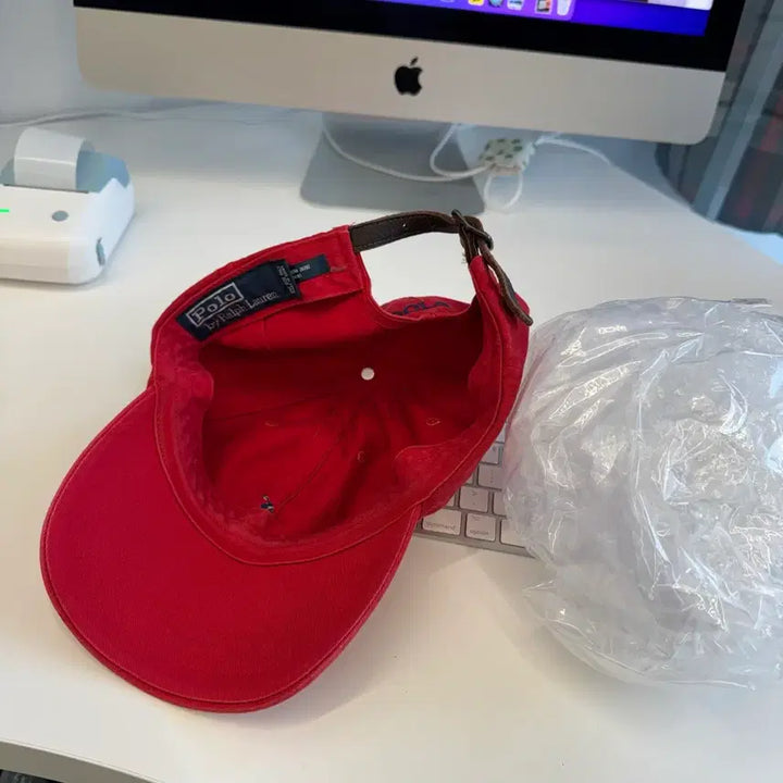 [BUNJANG] Ralph Lauren Polo Red Ball Cap / 랄프로렌 폴로 레드 볼캡
