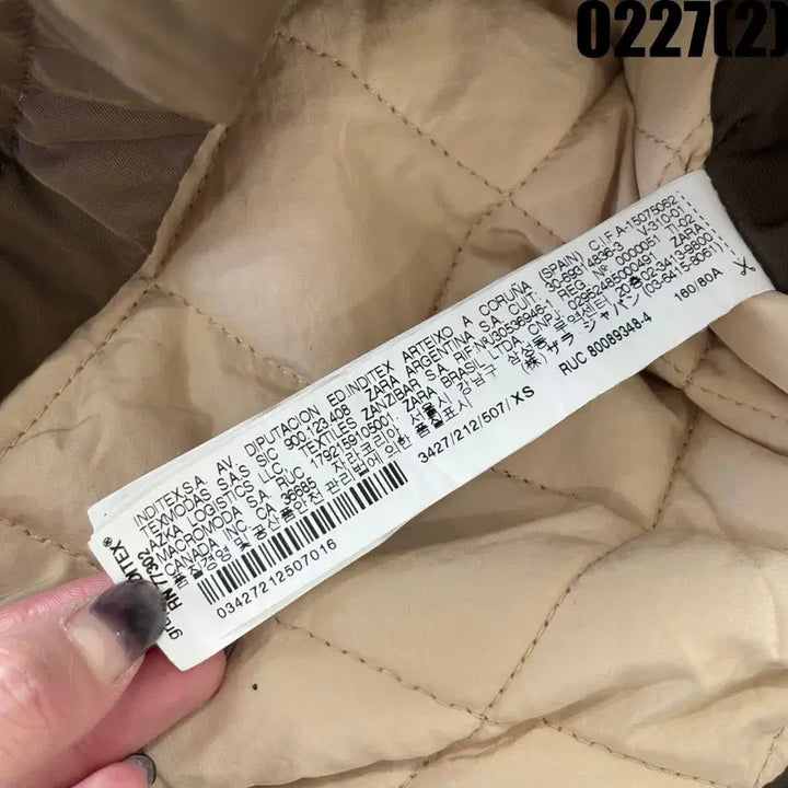 [BUNJANG] ZARA Khaki Faux Fur Hooded Padded Jumper / 자라 카키색 퍼 후드 패딩 점퍼 XS