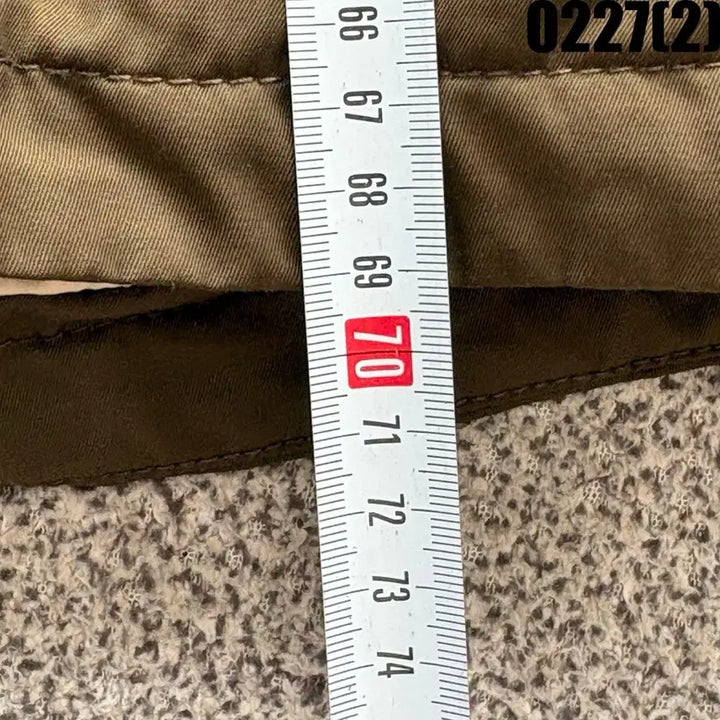 [BUNJANG] ZARA Khaki Faux Fur Hooded Padded Jumper / 자라 카키색 퍼 후드 패딩 점퍼 XS