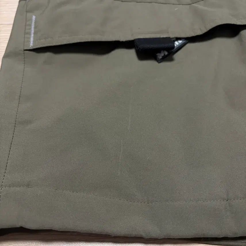 [BUNJANG] Millet Gore-Tex Khaki Brown Two-Way Windbreaker Jacket / MILLET 밀레 고어텍스 카키 브라운 투웨이 바람막이 자켓