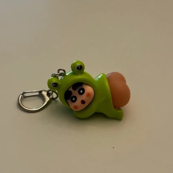 [BUNJANG] Jjanggu Frog Butt Keychain / 개구리 짱구 모찌 엉덩이 키링