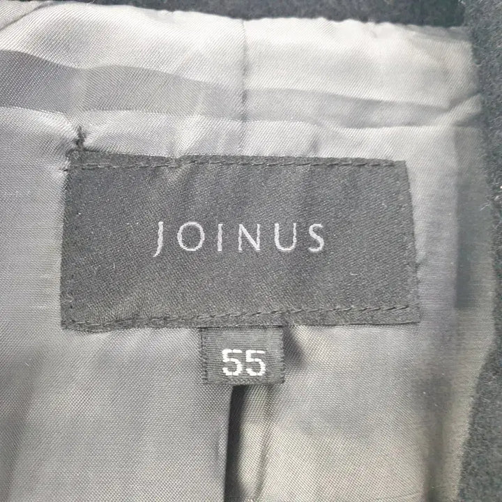 [BUNJANG] Joinus Women's Gray Check Long Coat / 조이너스 여성85-160 그레이 체크 롱코트 M1069