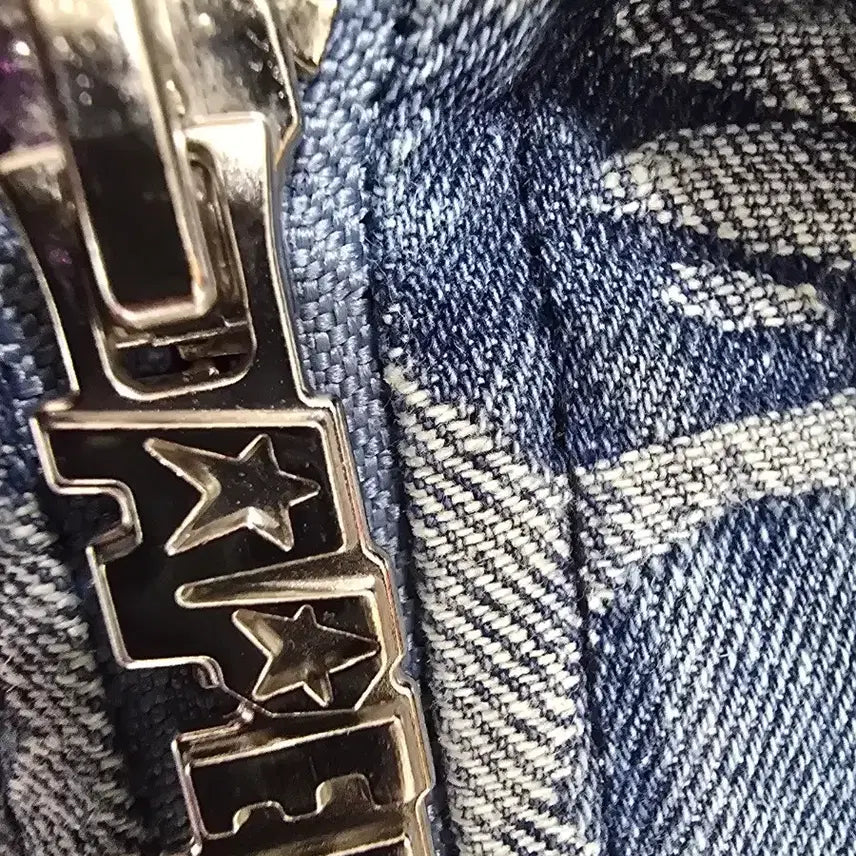 [BUNJANG] Apee Camo Denim Crop Jacket / Apee 에이피 이 데님 크롭 자켓