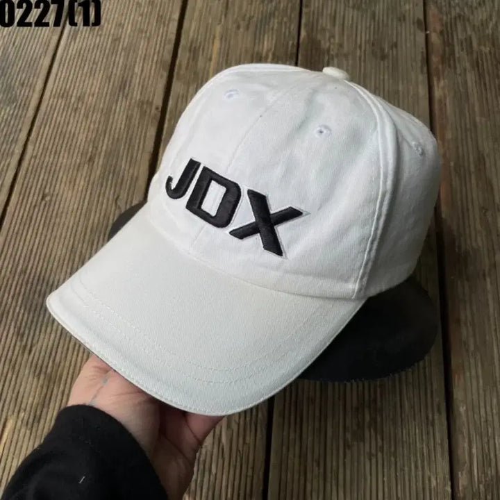 [BUNJANG] JDX White Ball Cap / JDX 화이트 볼캡 모자