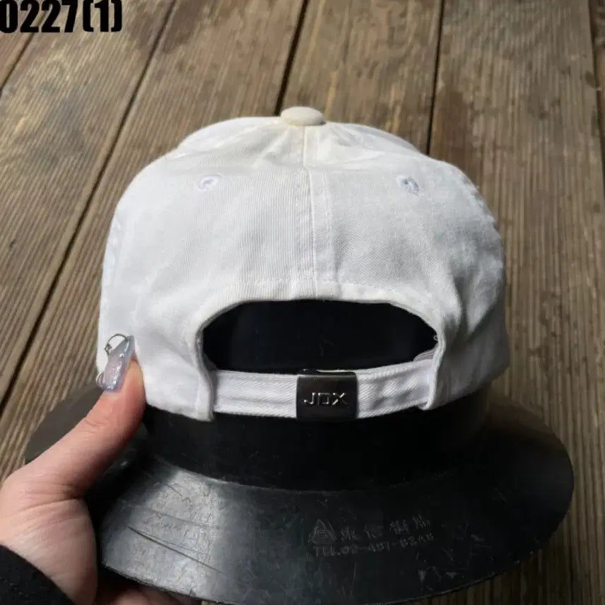 [BUNJANG] JDX White Ball Cap / JDX 화이트 볼캡 모자