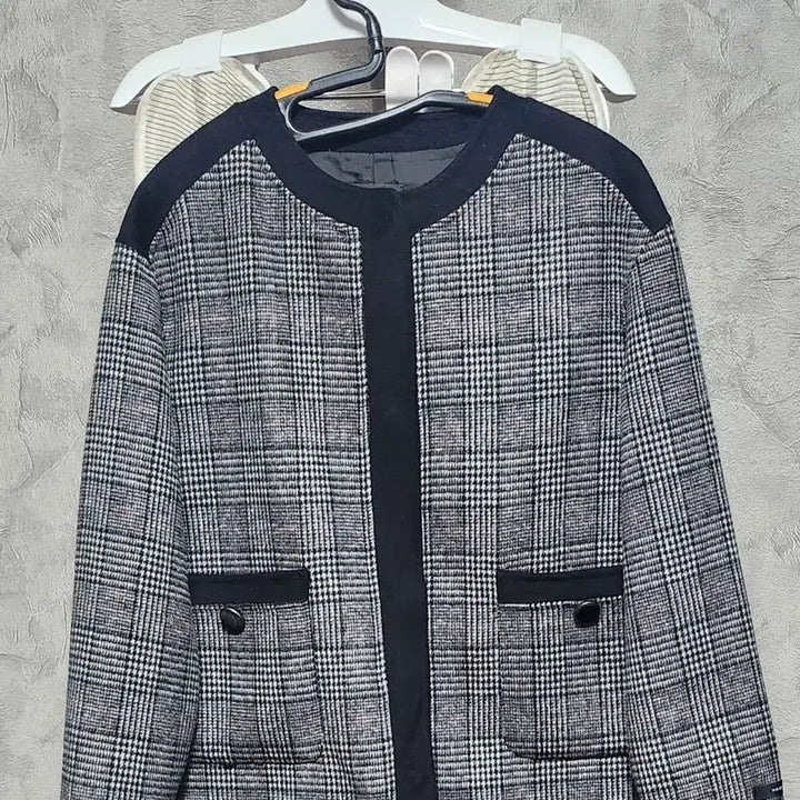 [BUNJANG] Datum Check Pattern Wool Jacket / 데이텀 울자켓