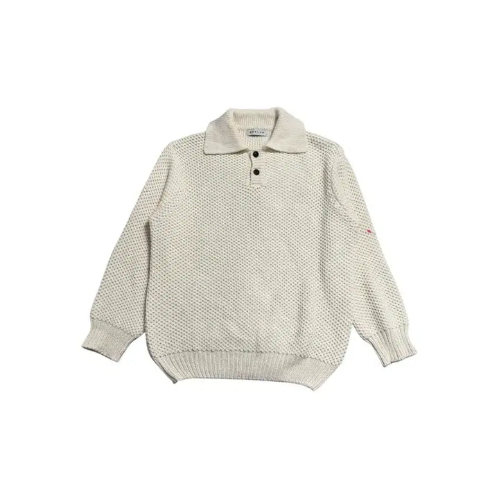 [BUNJANG] Beslow Ivory Knit Sweater / 비슬로우 카라 니트 아이보리