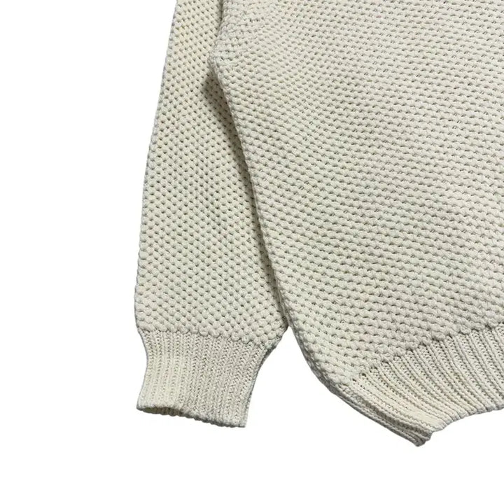 [BUNJANG] Beslow Ivory Knit Sweater / 비슬로우 카라 니트 아이보리