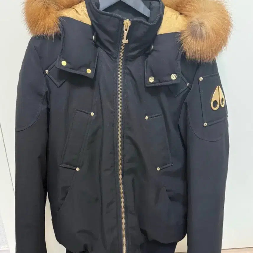 [BUNJANG] Moose Knuckles Gold Trim Jacket / 무스너클 금장 m