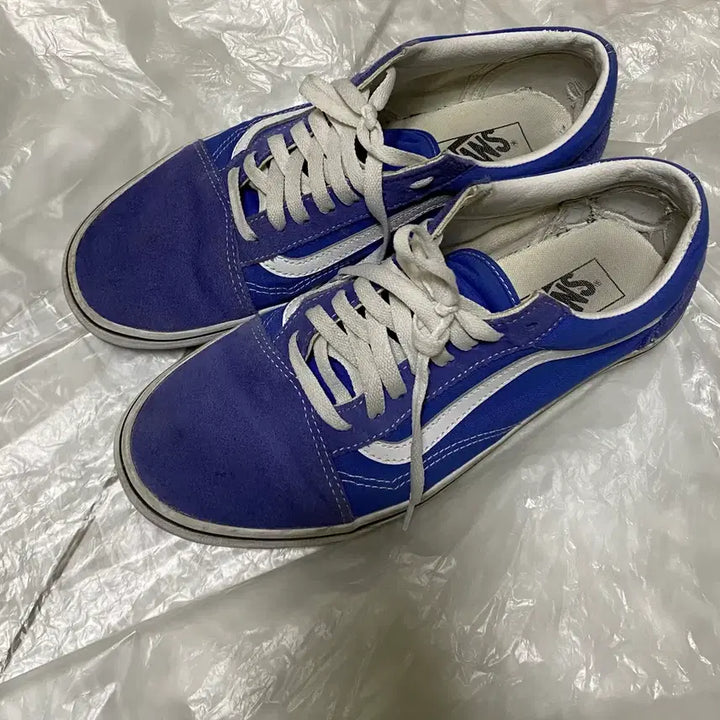 [BUNJANG] Vans Old Skool Blue Sneakers / 반스 올드스쿨 블루 280 사이즈