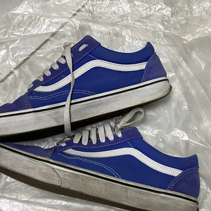[BUNJANG] Vans Old Skool Blue Sneakers / 반스 올드스쿨 블루 280 사이즈