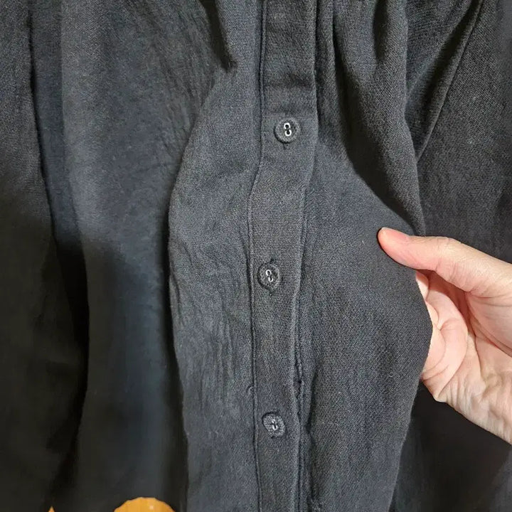 [BUNJANG] Atelier Love Song Black Blouse / 아뜰리에러브송 블라우스