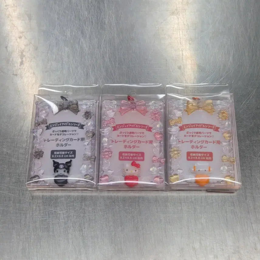 [SOLD OUT] 산리오 엔조이아이돌 아크릴 포카홀더 키티 쿠로미 코기뮹 폼폼푸린