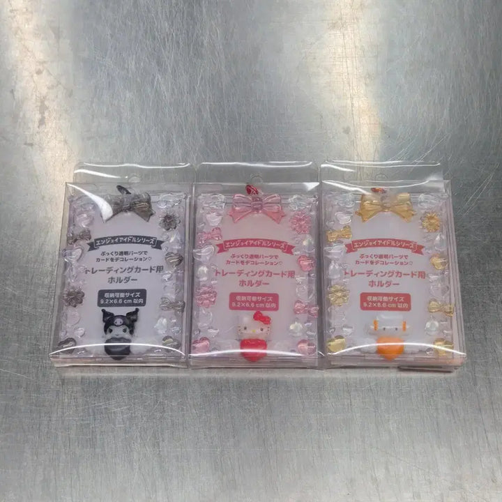 [SOLD OUT] 산리오 엔조이아이돌 아크릴 포카홀더 키티 쿠로미 코기뮹 폼폼푸린