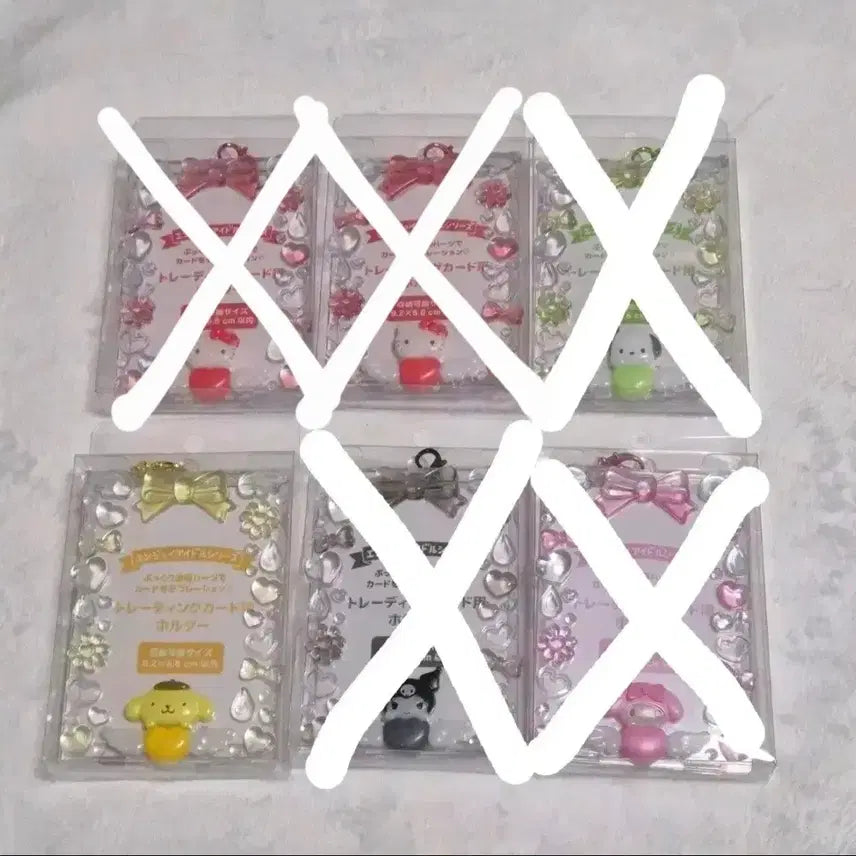 [SOLD OUT] 산리오 엔조이아이돌 아크릴 포카홀더 키티 쿠로미 코기뮹 폼폼푸린