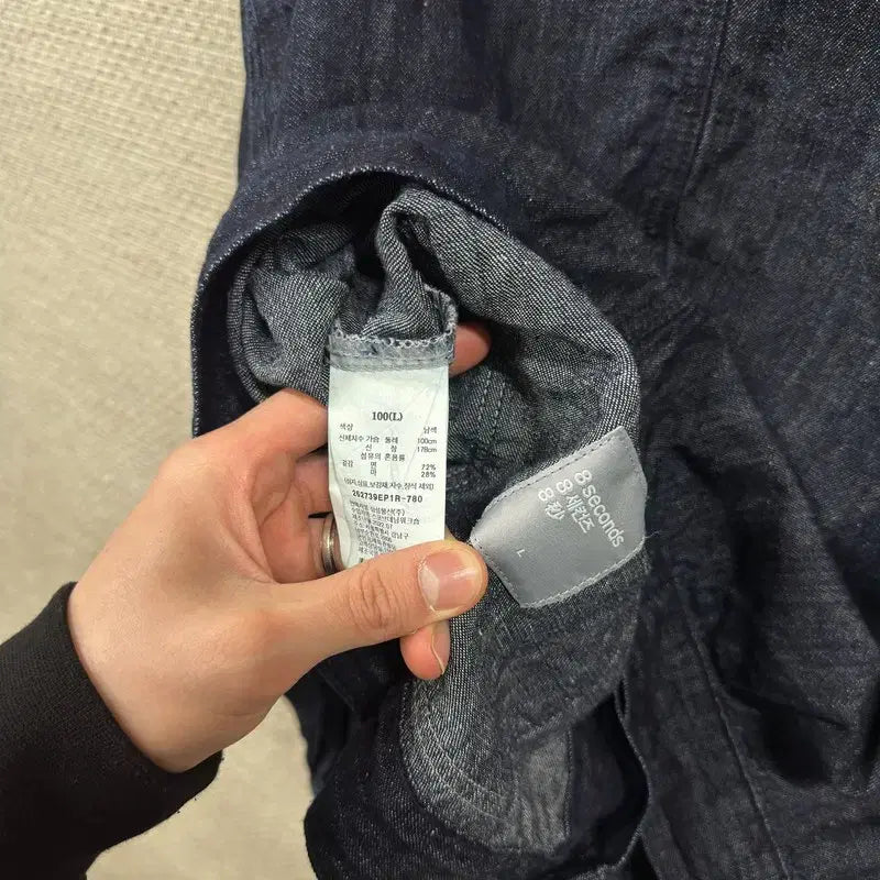 [BUNJANG] 8Seconds Trucker Denim Jacket / 에잇세컨즈 트러커 데님 자켓 L M12805