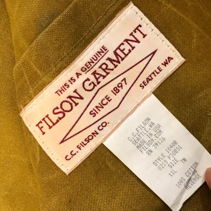 [BUNJANG] Filson Tin Cruiser Jacket / Filson Tin Cruiser (2015) USA made - XXL