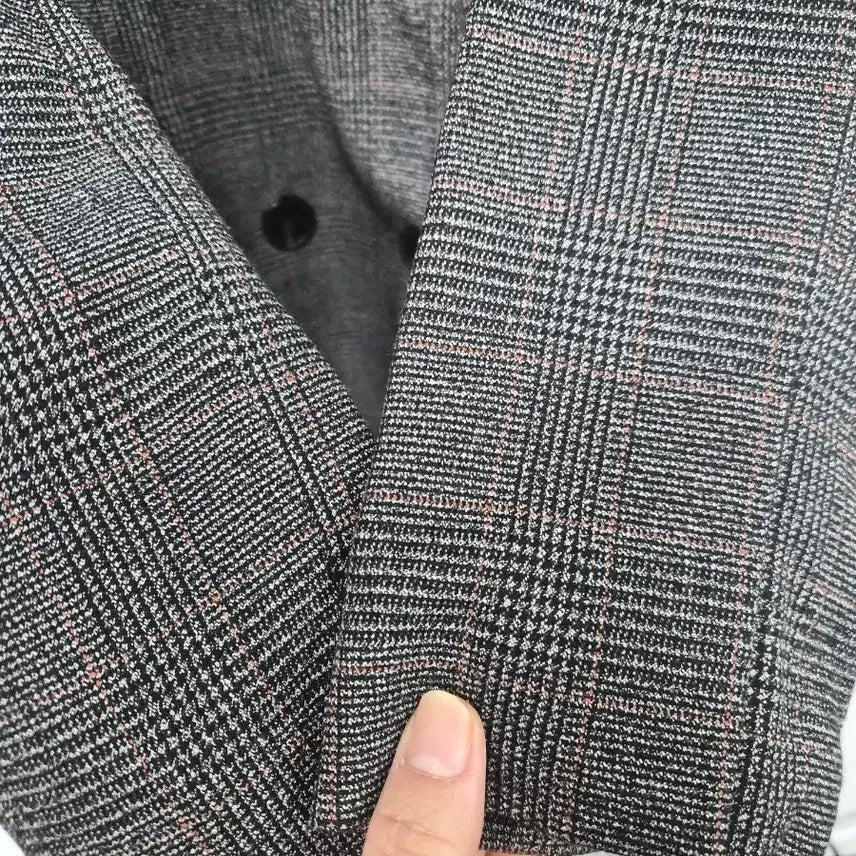 [BUNJANG] ZARA Women's Check Double Button Jacket / 자라 우먼 체크 더블 버튼 자켓