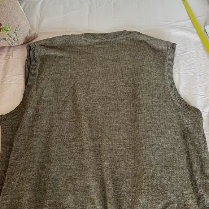 [BUNJANG] Daks Brown Knit Vest / 닥스 브라운 니트 조끼