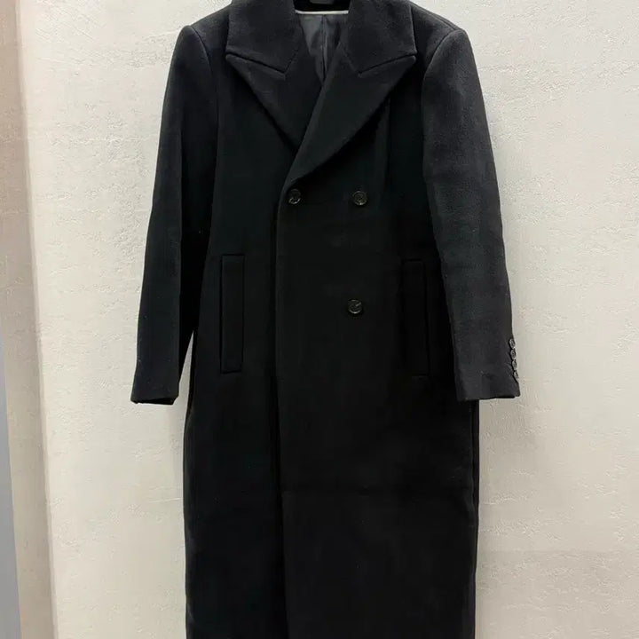 [BUNJANG] COS Menteco Wool Double Long Coat Black 36 / COS 맨테코 울 더블 롱코트 블랙 36