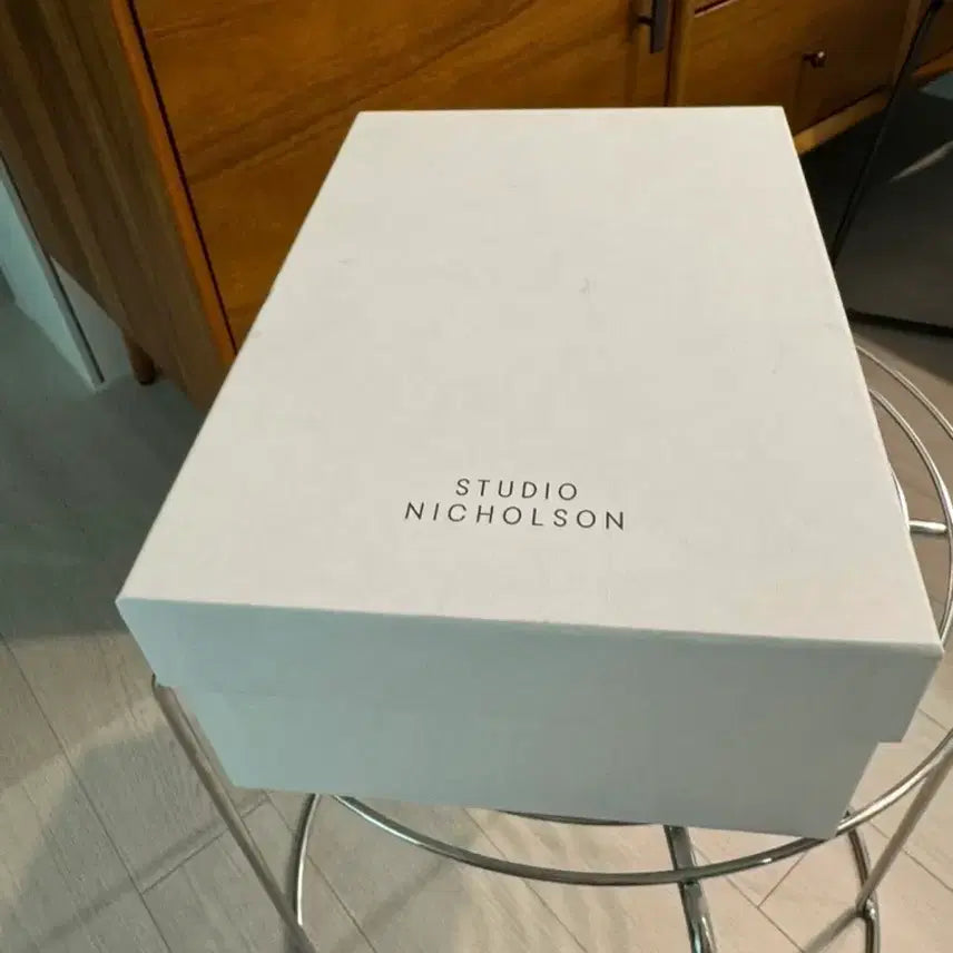 [BUNJANG] Studio Nicholson White Leather Clogs / 스튜디오 니콜슨 화이트 레더 가죽 클로그, 뮬, 슬리퍼 37사이즈