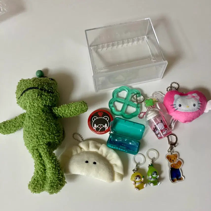 [BUNJANG] Sanrio, Eyewear, Daiso, Mohu Sand Keyring Bundle Set / 키링, 가챠 일괄 판매(산리오, 안경, 다이소, 모후샌드)