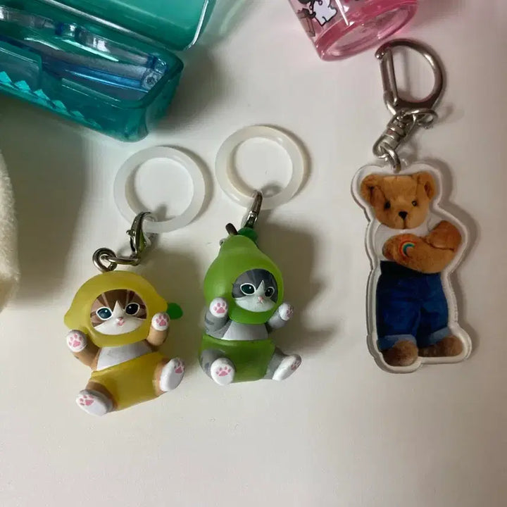 [BUNJANG] Sanrio, Eyewear, Daiso, Mohu Sand Keyring Bundle Set / 키링, 가챠 일괄 판매(산리오, 안경, 다이소, 모후샌드)