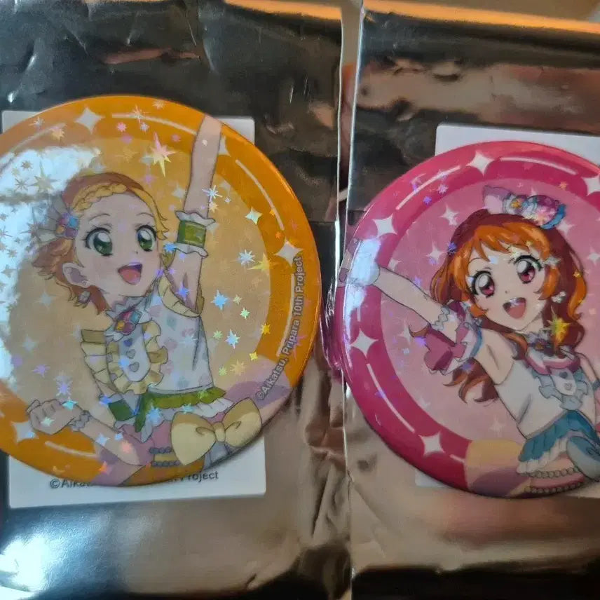 [BUNJANG] Star Para Hana &amp; Heena Bundle Set Can Badge / 원가 이하 판매) 스타파라 / 카츠파라  하늘, 희나 캔뱃지 일괄 양도