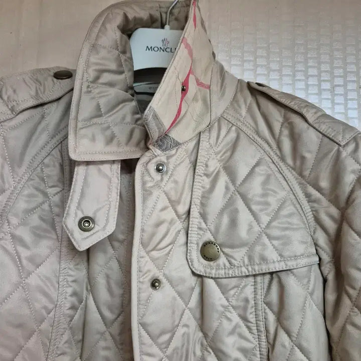 [BUNJANG] Burberry Quilted Jacket Beige / 버버리 퀼팅 자켓 베이지 (정품)