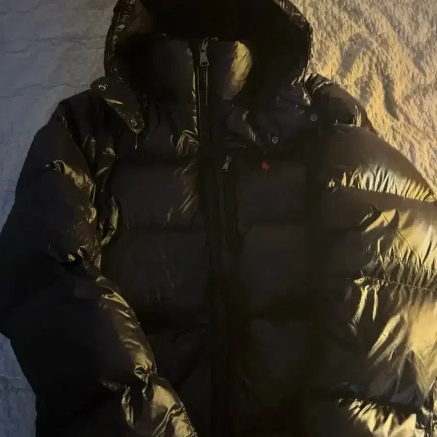 [BUNJANG] Polo Shiny Padded Jacket / 폴로 유광 패딩