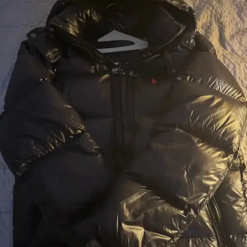 [BUNJANG] Polo Shiny Padded Jacket / 폴로 유광 패딩