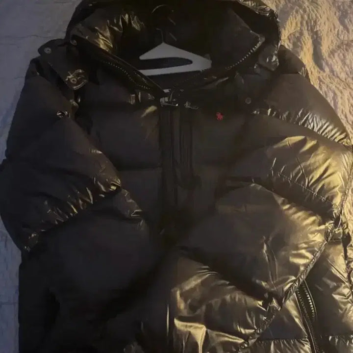 [BUNJANG] Polo Shiny Padded Jacket / 폴로 유광 패딩