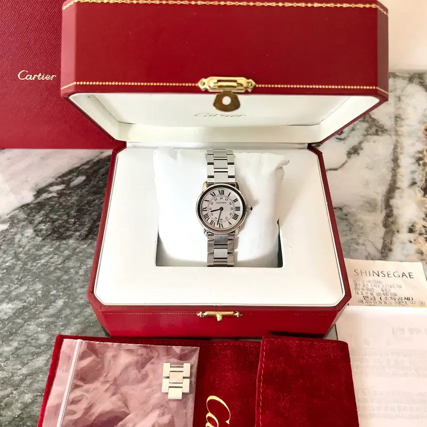 [BUNJANG] Cartier Ronde Solo 29mm Steel Quartz Watch / 까르띠에 29mm 롱드솔로 스틸 쿼츠 시계
