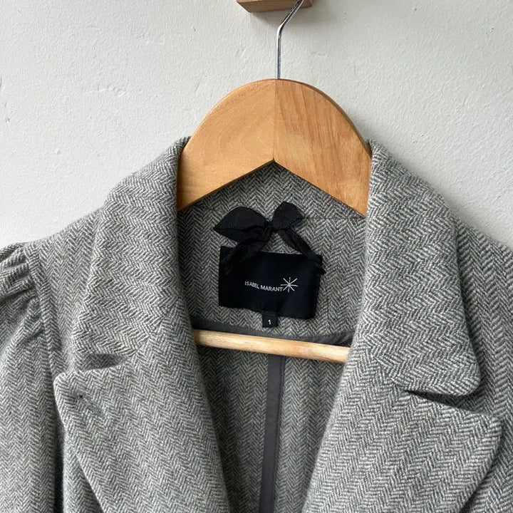 [BUNJANG] Isabel Marant Herringbone Blazer / 16146 - 이자벨마랑 숄더퍼프 헤링본 블레이저