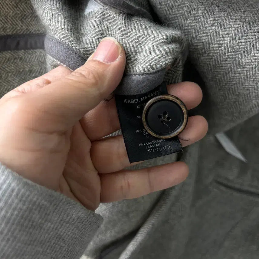 [BUNJANG] Isabel Marant Herringbone Blazer / 16146 - 이자벨마랑 숄더퍼프 헤링본 블레이저