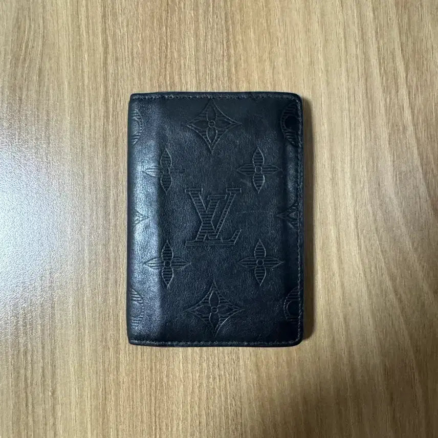 [BUNJANG] Louis Vuitton Organizer Card Wallet Shadow Black / 루이비통 오거나이저 카드지갑 쉐도우블랙