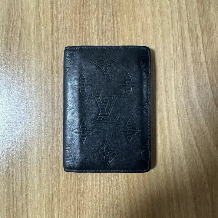 [BUNJANG] Louis Vuitton Organizer Card Wallet Shadow Black / 루이비통 오거나이저 카드지갑 쉐도우블랙