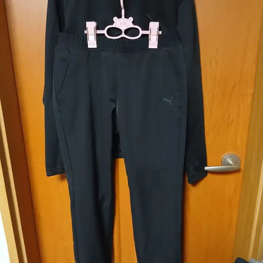 [BUNJANG] Puma Black Long Sleeve Polo Shirt / 푸마 블랙 긴팔 폴로티셔츠