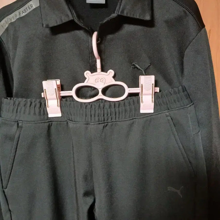 [BUNJANG] Puma Black Long Sleeve Polo Shirt / 푸마 블랙 긴팔 폴로티셔츠