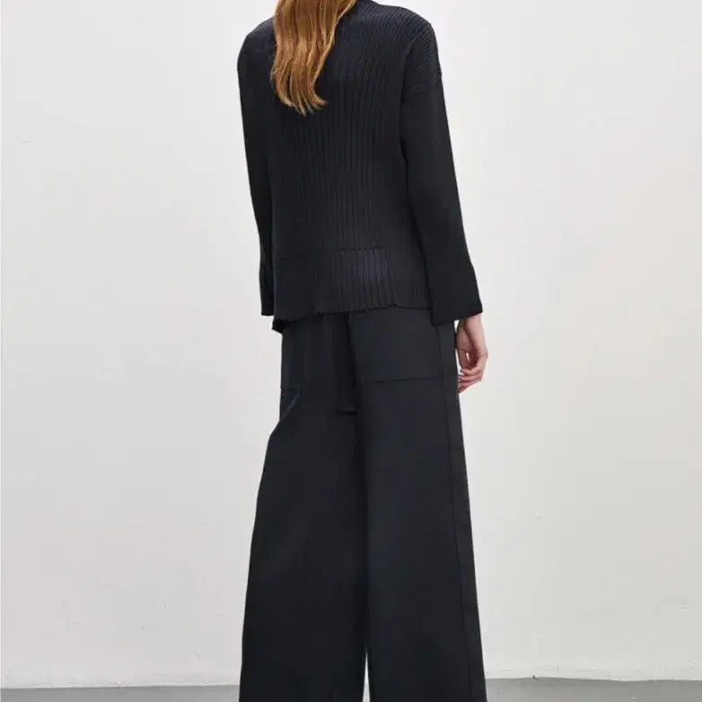 [BUNJANG] System Wool Side Button Knit Top / 한섬 24fw 시스템 울 사이드버튼 니트탑 프리