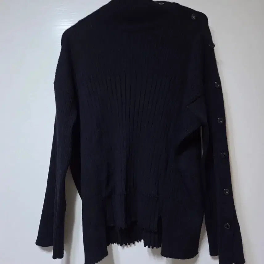 [BUNJANG] System Wool Side Button Knit Top / 한섬 24fw 시스템 울 사이드버튼 니트탑 프리